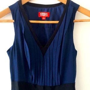 Navy full length Kirna Zabette gown